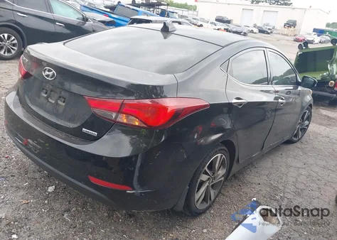 2015 Hyundai Elantra Limited z USA, uszkodzony, nr VIN 5NPDH4AE3FH578830